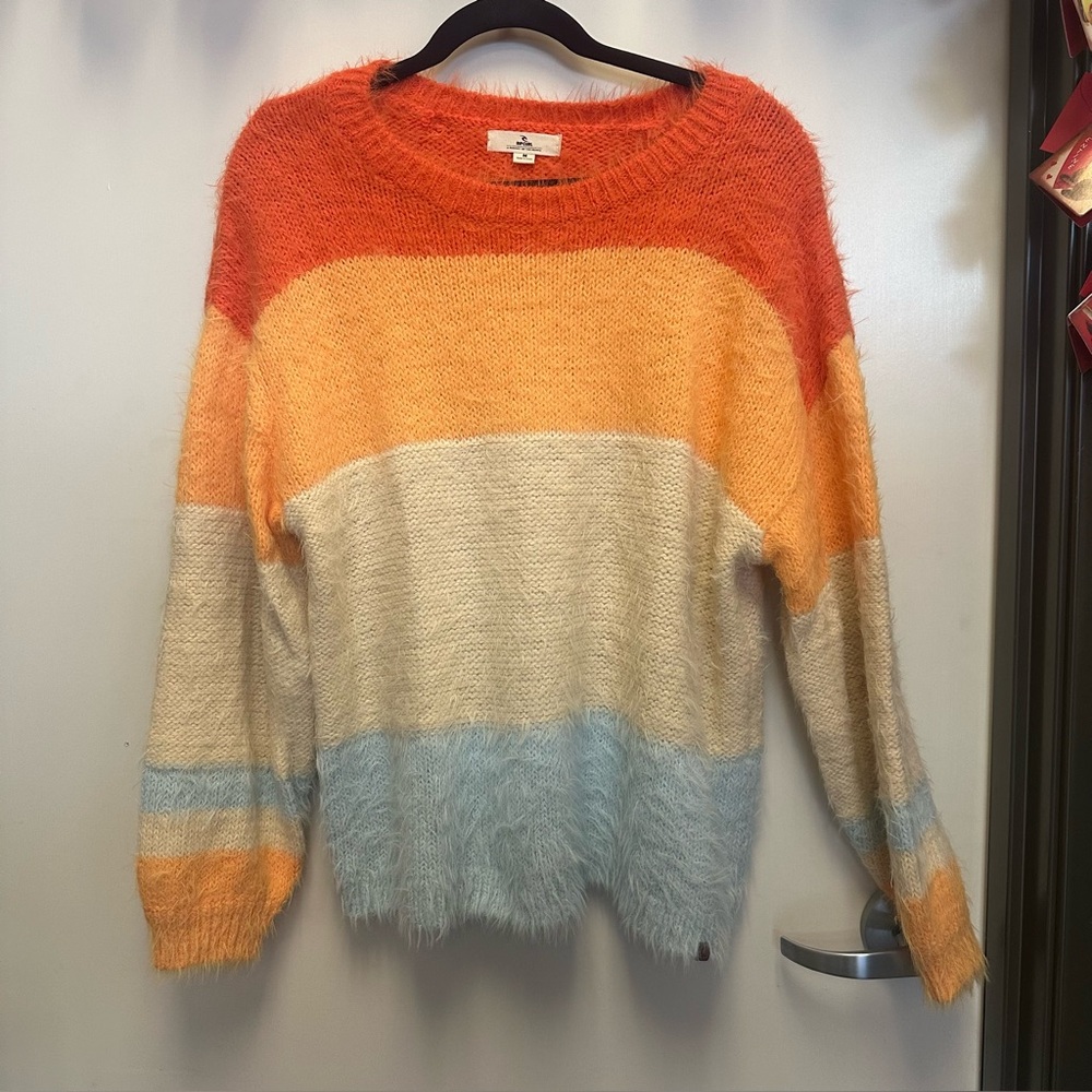 Rip Curl Women's Striped Sweater in Vibrant Hues